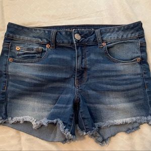 American Eagle Midi Jean Shorts